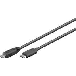 USB-C to Mini USB B 5P 0.5m