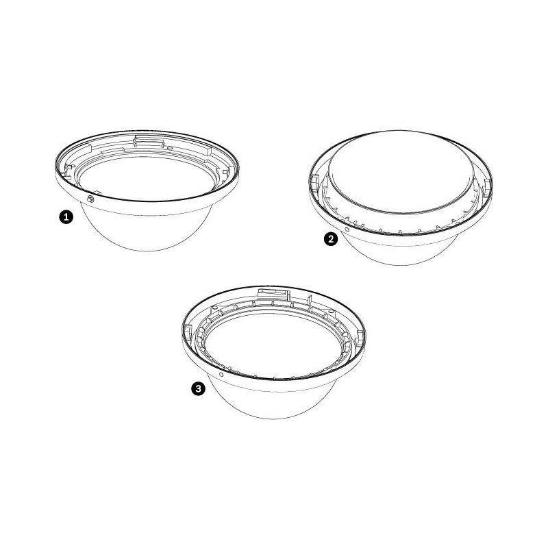 Bubble, in-ceiling, large,