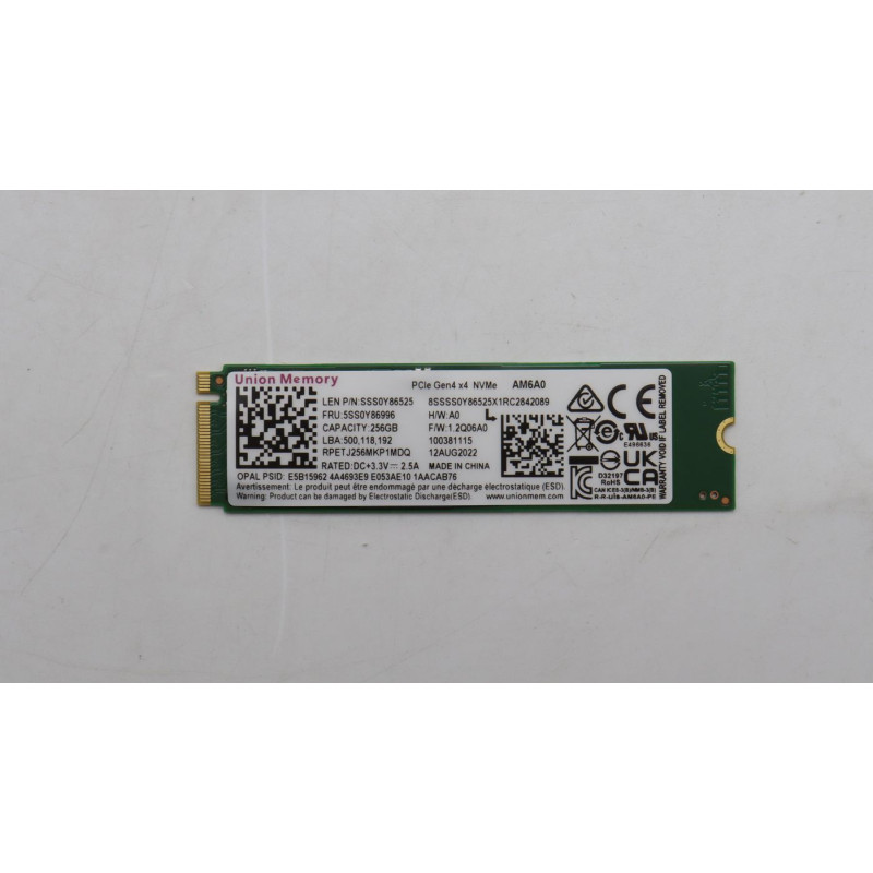 256GB M.2 2280 PCIe 4.0 NVMe