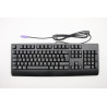 Keyboard PS2 BK LIT