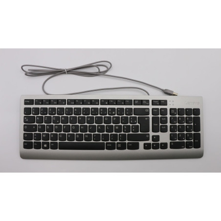 USB Keyboard Silver French