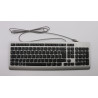 USB Keyboard Silver French