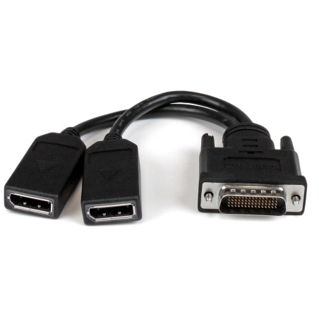 8in DMS-59 to Dual DisplayPort Cable