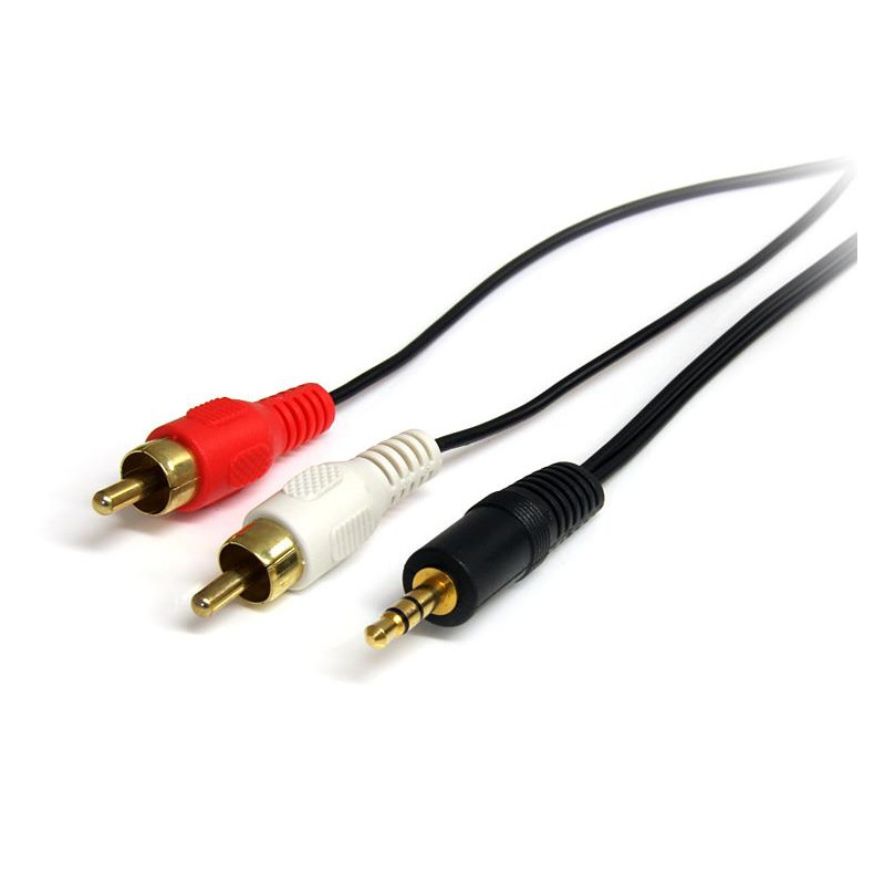 3 ft Stereo Audio Cable 3.5mm to 2x RCA