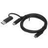 USB-C Cable W/ Dongle TP