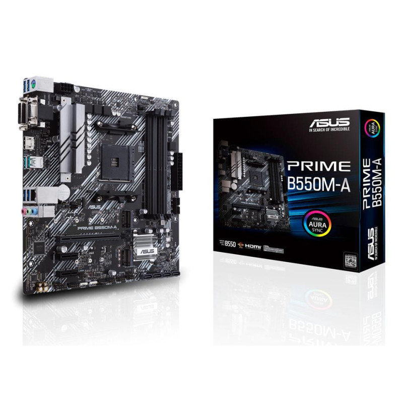 ASUS PRIME B550M-A AMD B550 Zócalo AM4 micro ATX | APLIUM