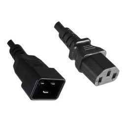 PowerCord C13-C20 10A 1m Black