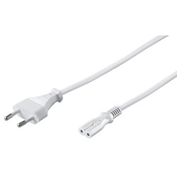 Power Cord Notebook 5m White