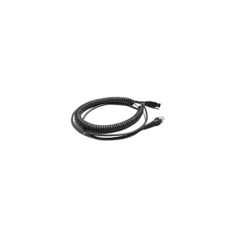 14' Coiled USB Cable