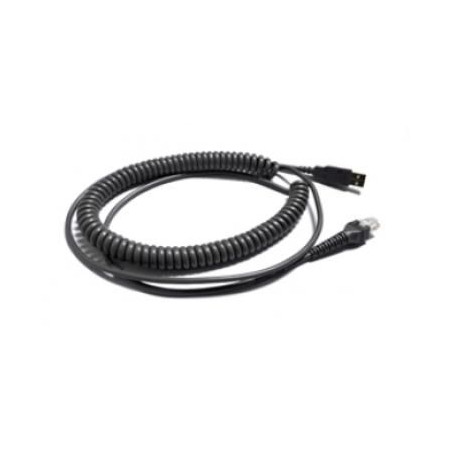 14' Coiled USB Cable