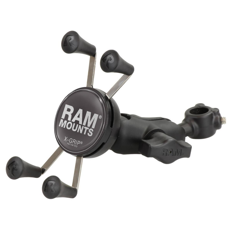 RAM X-GRIP W/ RAIL MOUNT