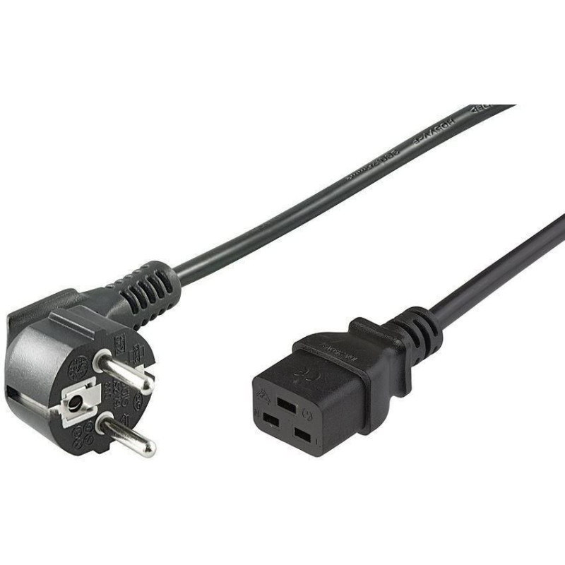 Power Cord CEE 7/7 - C19 1m