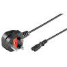 Power Cord UK Notebook C7 1.8m