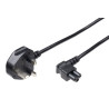 Power Cord UK - C5 1.8m Black