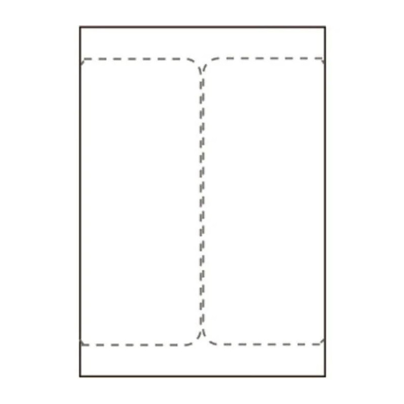Ship-label 105 x 220mm. For