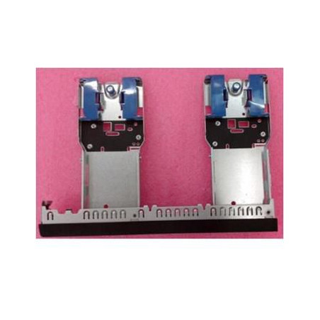 Front panel and drive cage