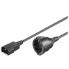 Power Cord C14 -Schuko M-F