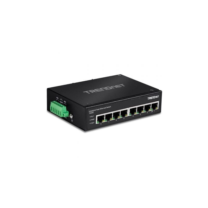 8-PORT IND.FAST Eth Switch Din-rail | APLIUM