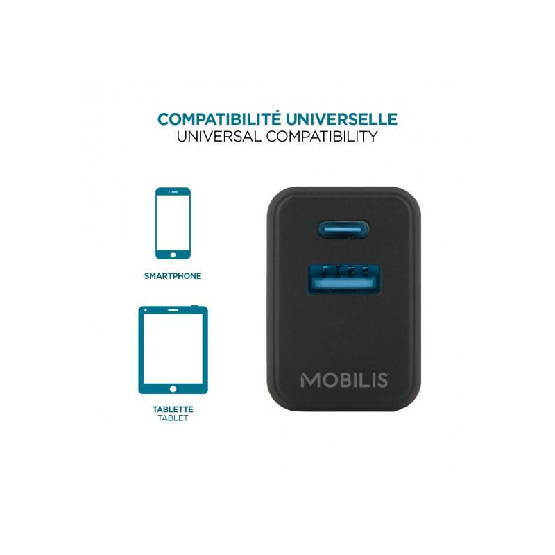 Wall Charger - 30W - 1 USB A + 1 USB C - Gan | APLIUM