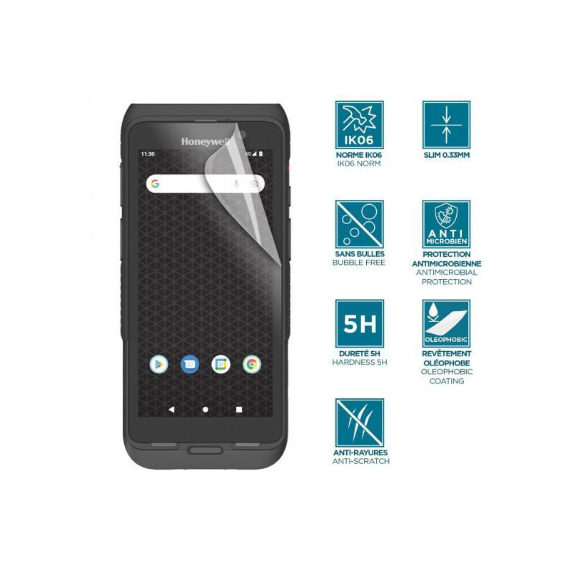 Screen Protector Anti-shock IK06 - Clear For Honeywell CT47 | APLIUM
