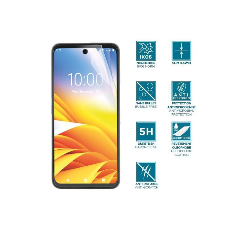 Screen Protector Anti-shock IK06 - Clear For Zebra EM45 | APLIUM