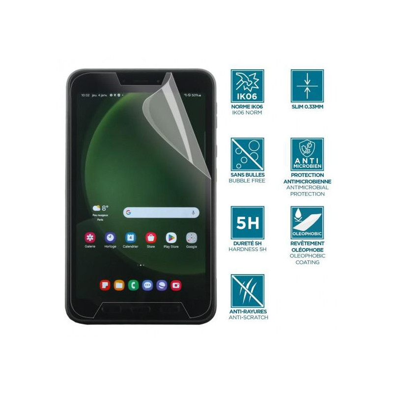 Screen Protector Anti-shock IK06-CLEAR F/ Galaxy Tab ACTIVE5 | APLIUM