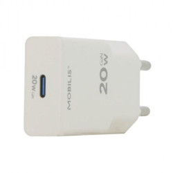 Energy Charger - 20W Ultra-thin Wall Charger - 1 USB C - Whi | APLIUM