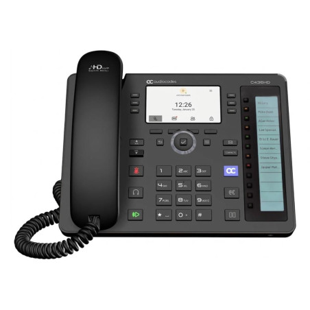 Teams C436HD Ip-phone PoE Gbe Black With Integrated Dual Ban | APLIUM