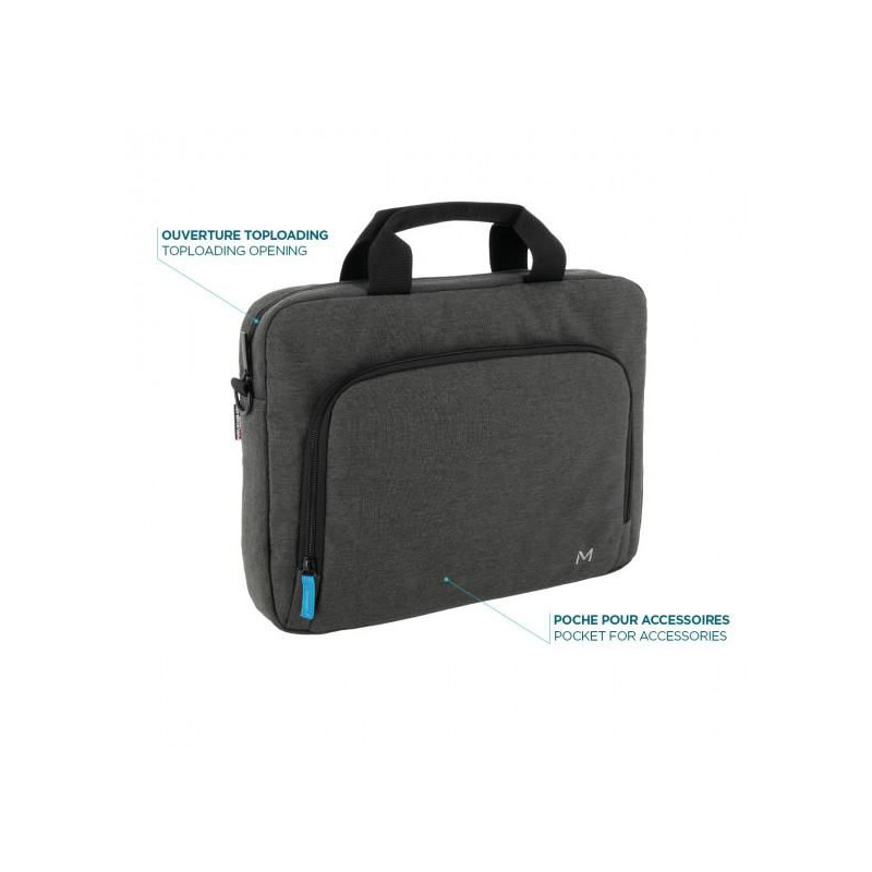 Theone Basic Briefcase Toploading 11-14IN - Dark Grey | APLIUM