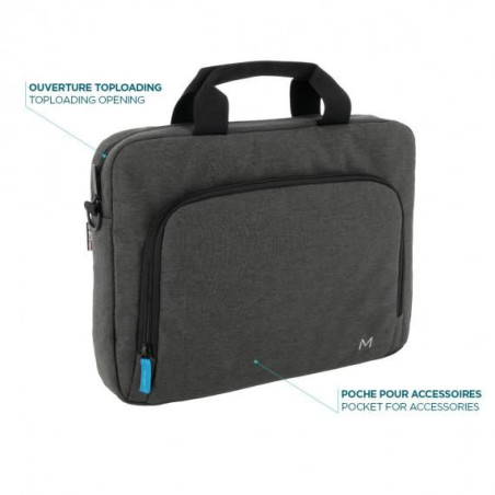 Theone Basic Briefcase Toploading 11-14IN - Dark Grey | APLIUM