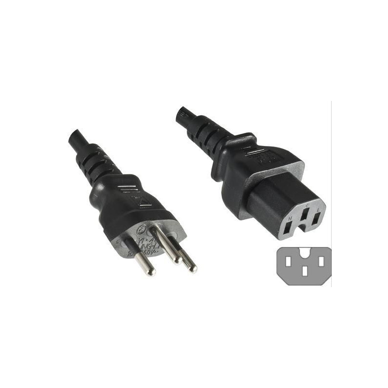 Power Cord Swiss - C15 1.8m