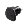 Power Adapter UK to Schuko F/M