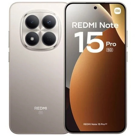 Smartphone Xiaomi Redmi Note 15 Pro 12GB/ 512GB/ 6.83"/ 5G/ Titanio