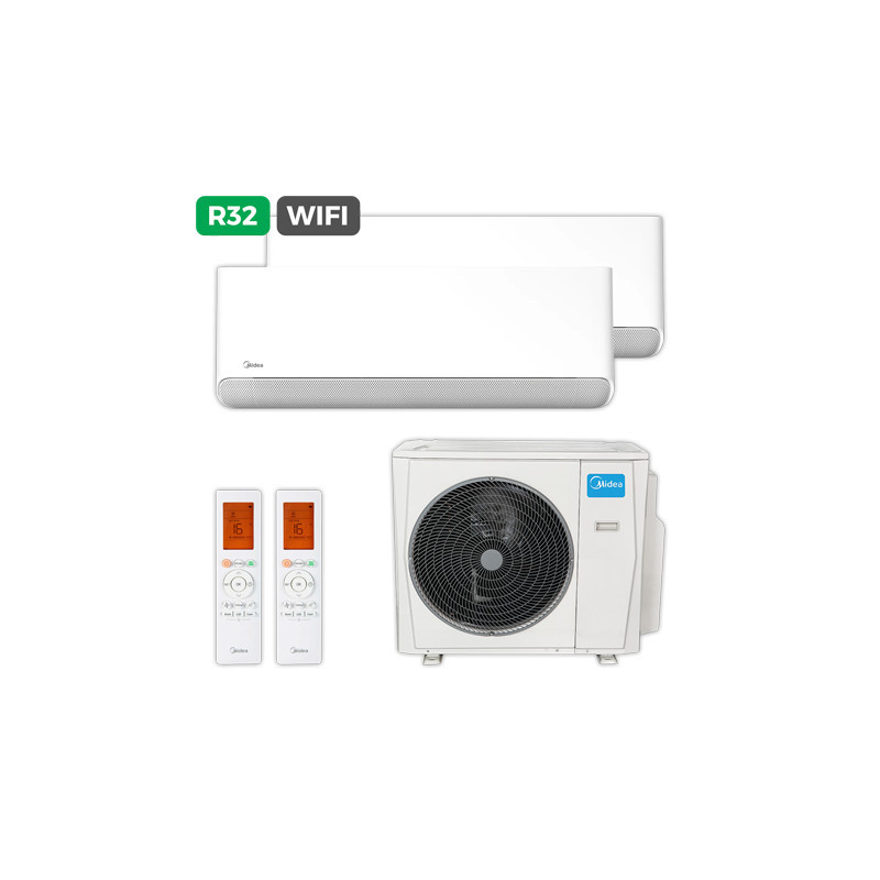 Aire MIDEA SPLITx2 BREEZELESS-E 9-12(4) | APLIUM