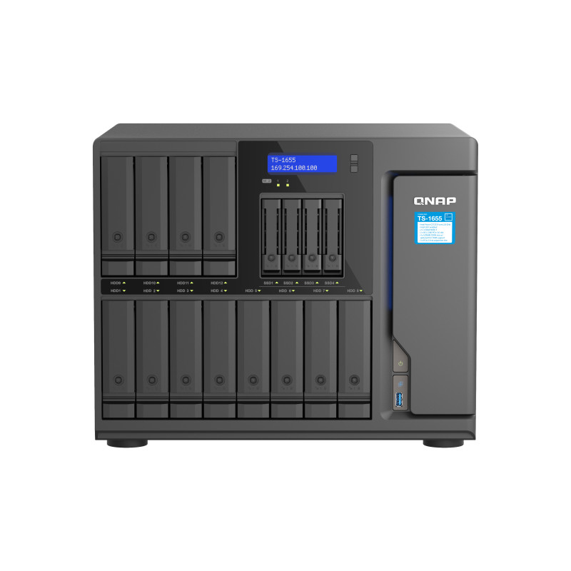 16-Bay NAS IntelAtomC5125 8GB DDR4 2.5Gb