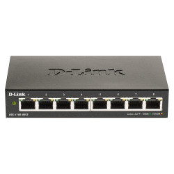 DGS-1100-08V2/E 8-Port Gigabit Smart Man