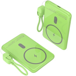 Powerbank 5000mAh Leotec LEPOWW20W5G/ 20W/ Wireless/ Verde/ | APLIUM