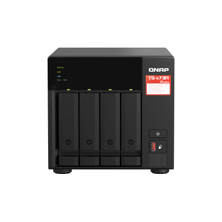 Desktop 4Bay NAS 8GB RAM 2.5Gbe Black