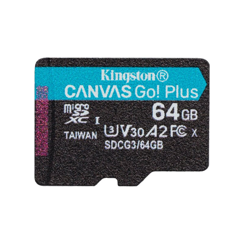 Kingston Canvas Go! Plus - Tarjeta de memoria flash - 64GB - | APLIUM