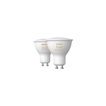 Philips Hue White ambiance - bombilla de foco LED - GU10 - 4.3 W - luz de día de blanco cálido a frío - 2200-6