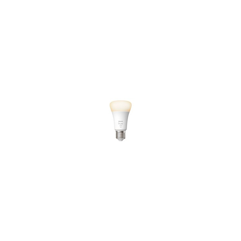 Philips Hue White - bombilla LED - forma: A60 - E27 - 9.5 W - luz blanca cálida suave - 2700 K - blanco
