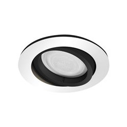 Philips Hue White ambiance Milliskin - punto de luz incrustado - bombilla LED - GU10 - 5 W - 2200-6500 K - alu