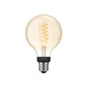 Philips Hue White - bombilla con filamento LED - forma: G93 - E27 - 7 W - luz blanca cálida - 2100 K