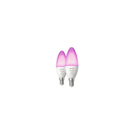 Philips Hue White and Color Ambiance - bombilla LED - forma: B39 - E14 - 4 W - 16 millones de colores/blanco c