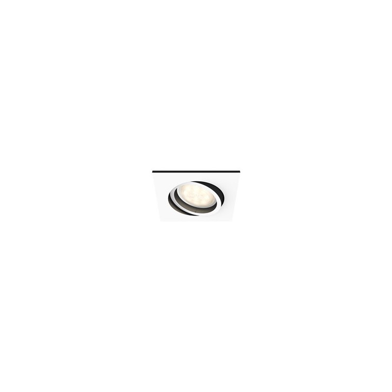 Philips Hue White ambiance Milliskin - punto de luz incrustado - bombilla LED - GU10 - 5 W - 2200-6500 K - bla
