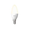 Philips Hue White Single - bombilla LED - forma: vela - E14 - 5.5 W - luz blanca cálida - 2700 K