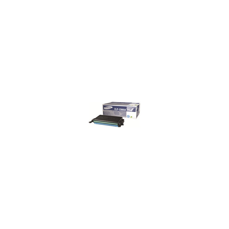 Samsung CLP-C660A - cián - original - cartucho de tóner