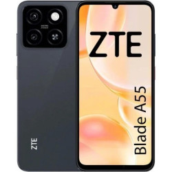 Smartphone ZTE Blade A55 4GB/ 128GB/ 6.75"/ Negro | APLIUM