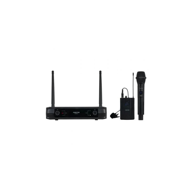 Micrófono Inalámbrico Doble Mano y Petaca UHF Fonestar SONAI | APLIUM