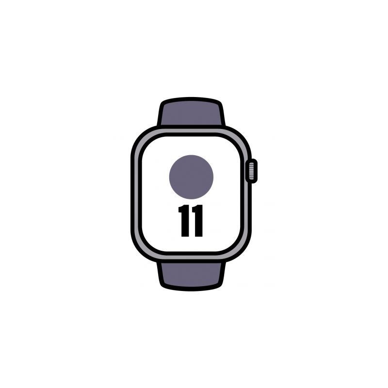 Apple Watch Series 11/ GPS/ 46mm/ Plata/ Correa Deportiva Ni | APLIUM